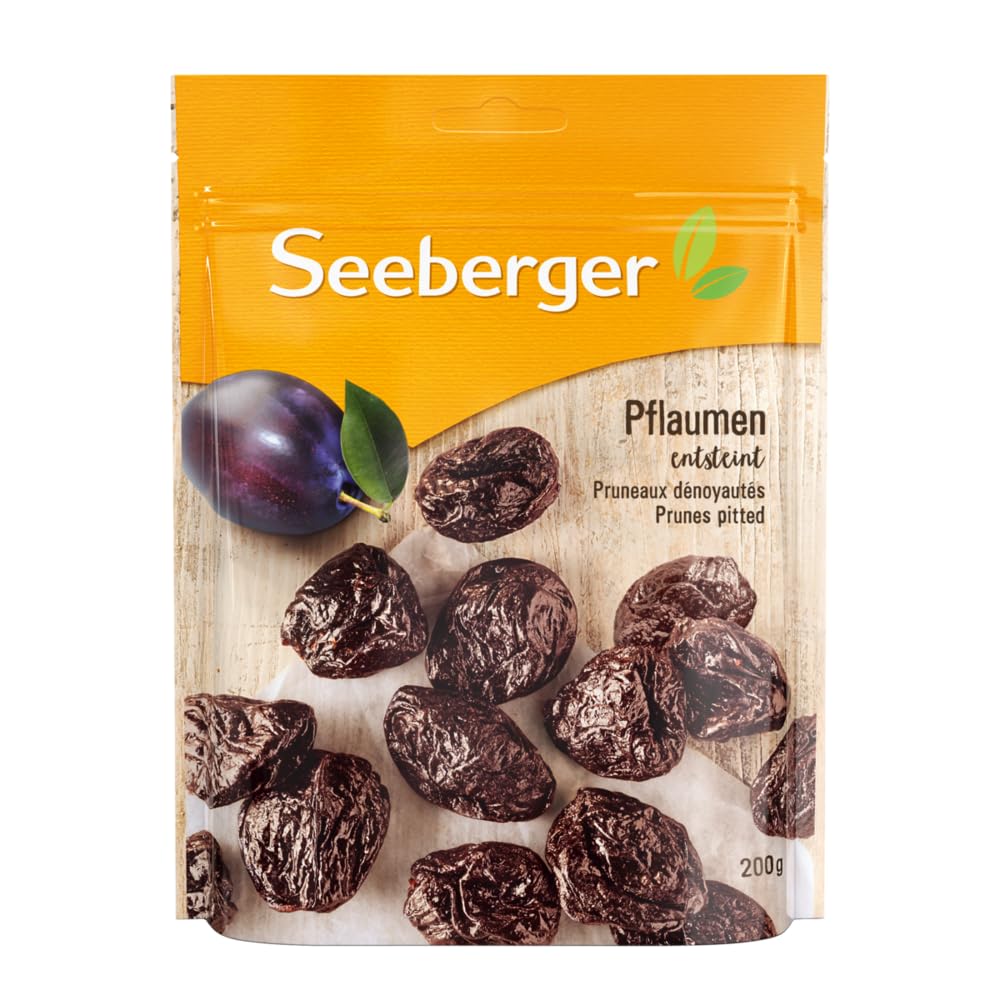 Thumbnail 4 de Seeberger Pflaumen entsteint 13er Pack (13 x 125 g) – extra große getrocknete Backpflaumen, vegan