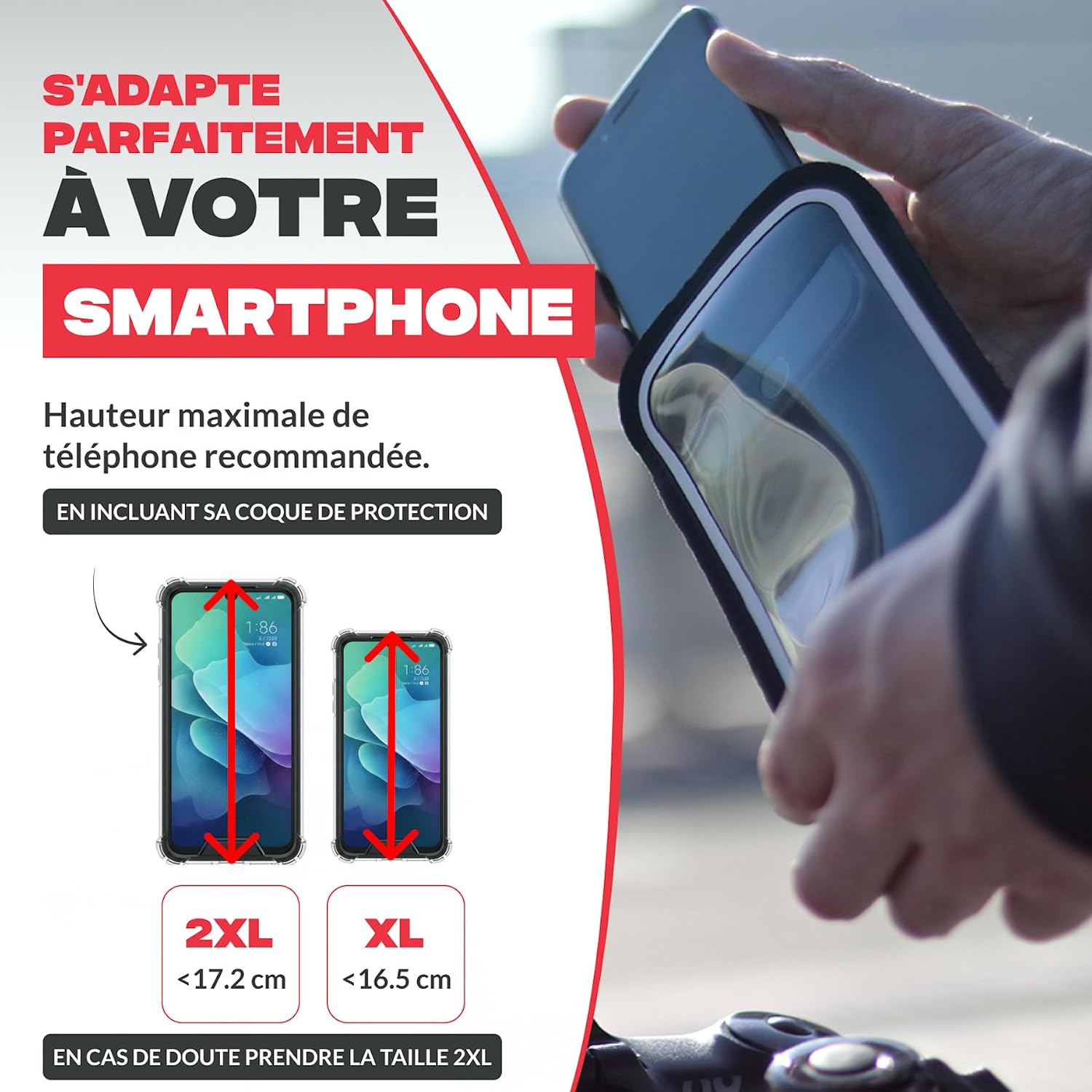 Thumbnail 4 de SHAPEHEART support téléphone guidon 8 kg