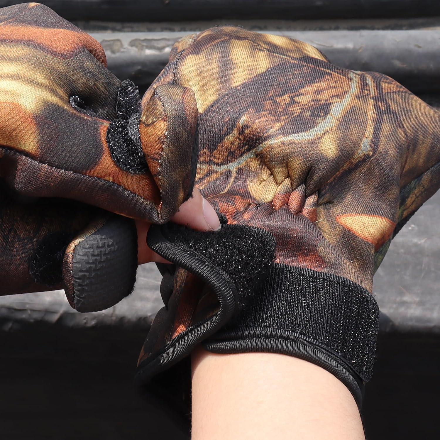 Thumbnail 3 de BB Hapeayou fishing gloves with 3 fingerless design (1 pair)