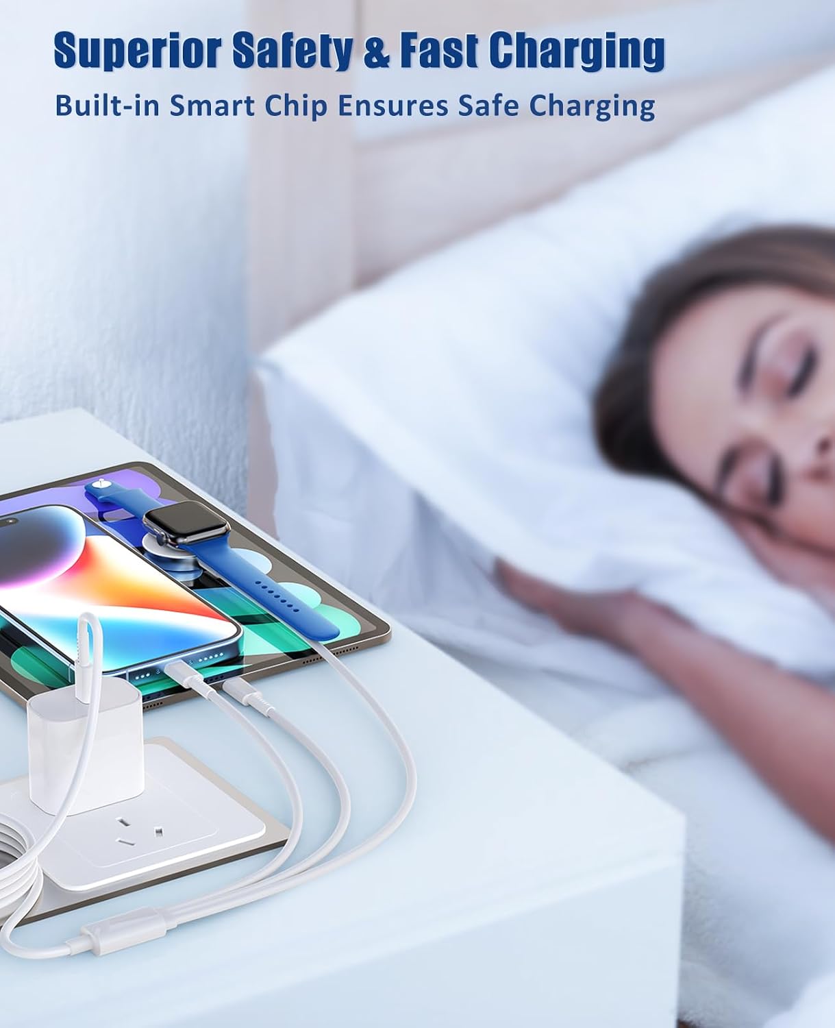 Thumbnail 6 de 3-in-1 Apple Watch Charger 6ft