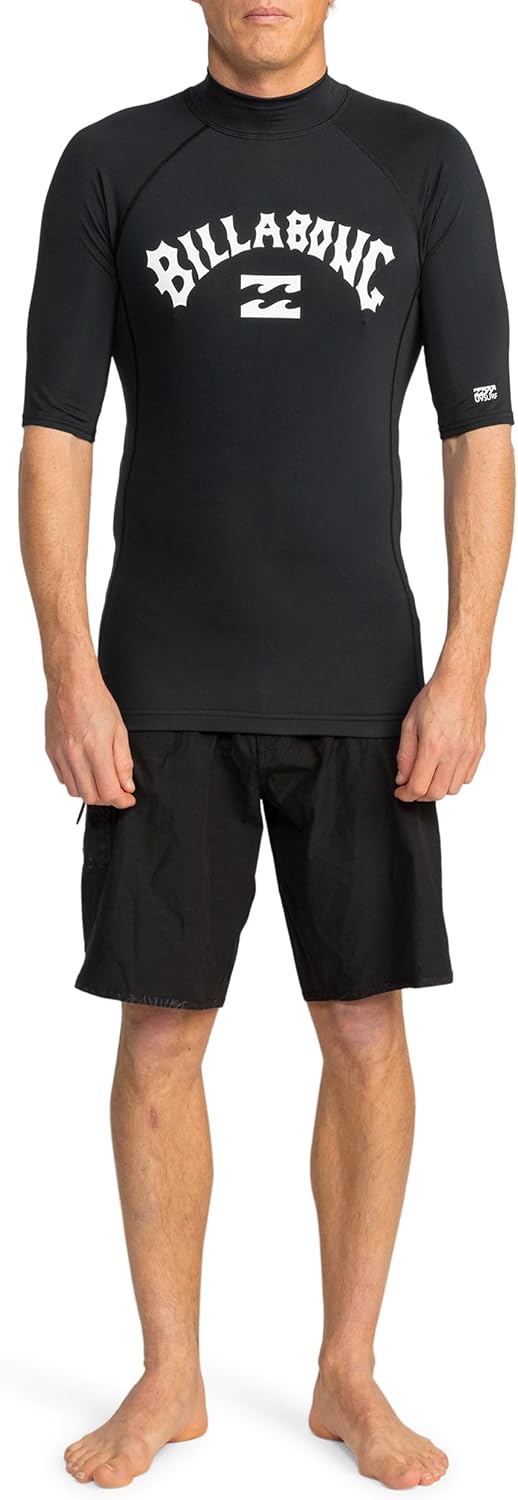 Thumbnail 1 de Billabong Logo Surf SS Lycra Homme (Lot de 1) – Rashguard manches courtes en polyester recyclé