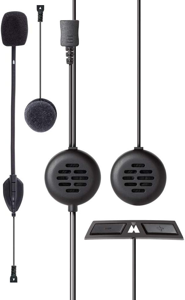 Detalle de Midland BTGO Uni Intercom – interkom motocyklowy Bluetooth do 200 m, do 8 godzin rozmów