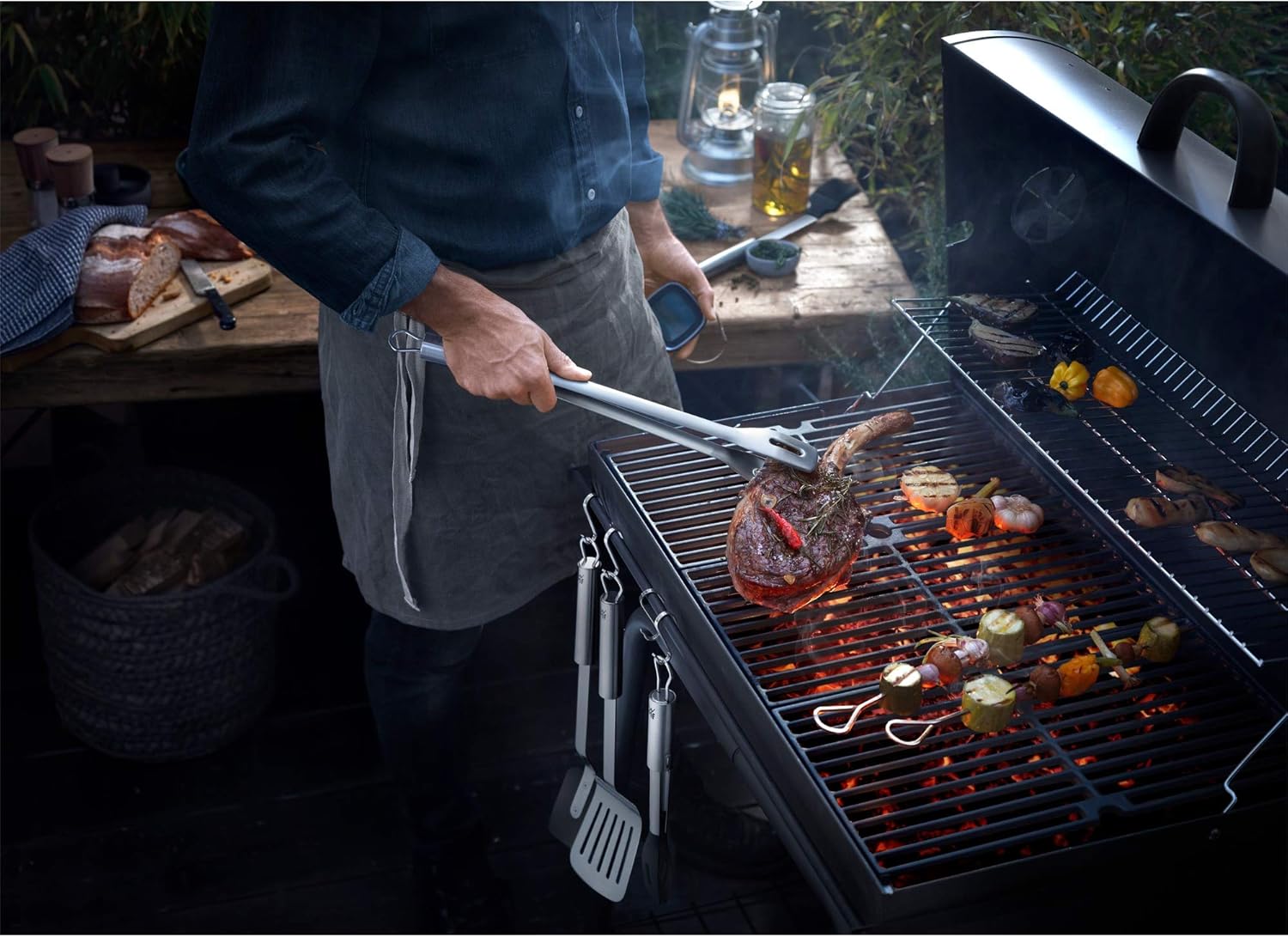 Thumbnail 1 de WMF BBQ - Pinzas 44 cm 🍖, Diseño Compacto y Funcional