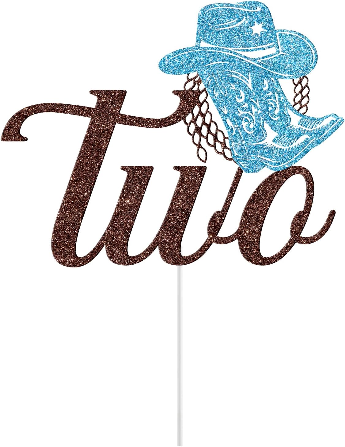 Thumbnail 6 de Cowboy Two Cake Topper, 5.9 x 4.4 Inches