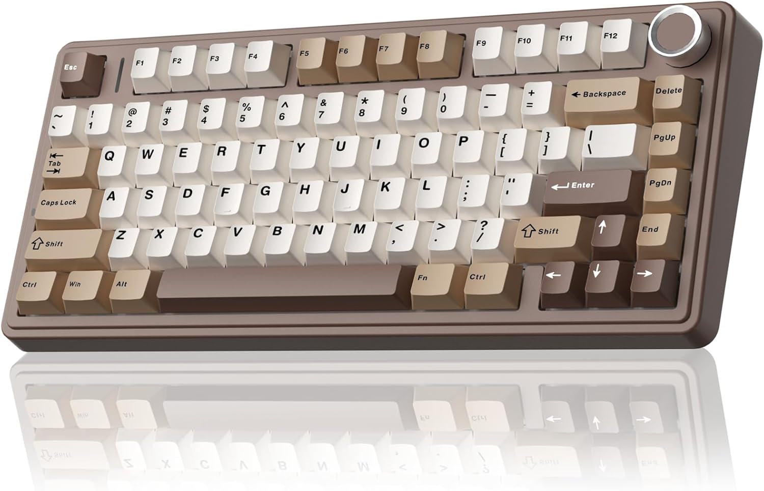 Detalle de AULA F75 75% Wireless Mechanical Keyboard Review