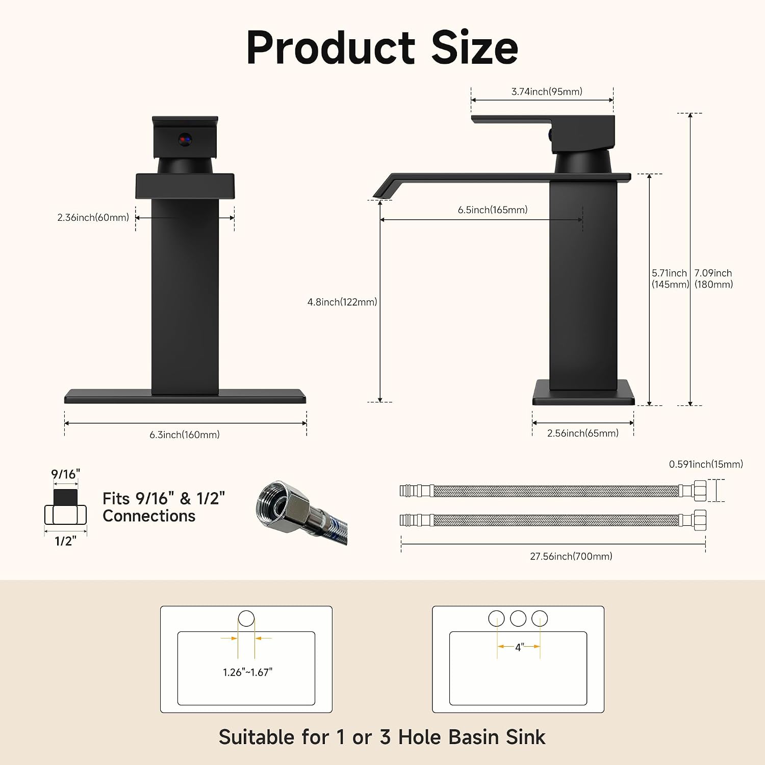 Thumbnail 4 de Stainless Steel Bathroom Faucet