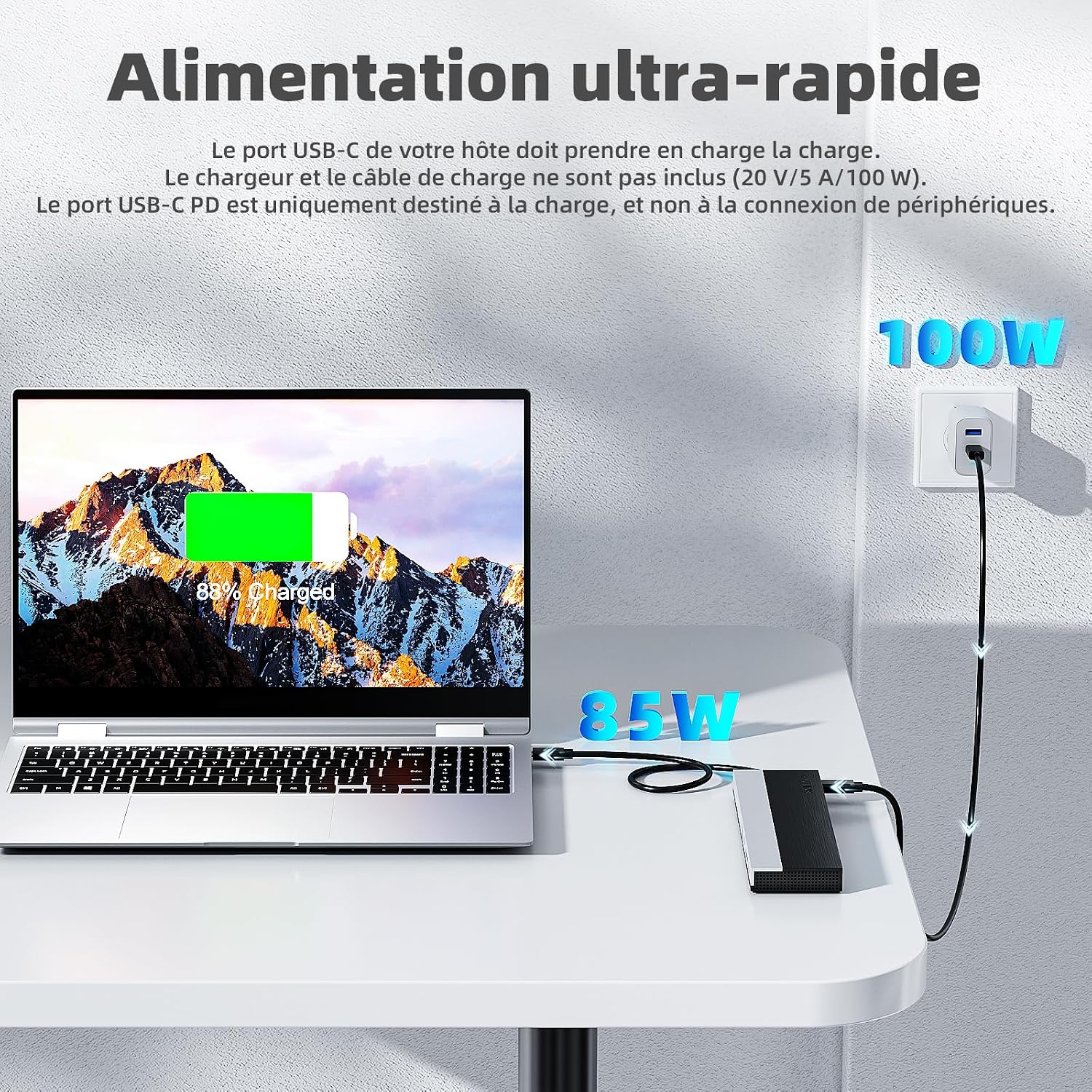 Thumbnail 4 de WAVLINK Station USB-C 3 moniteurs 100 W ⚙