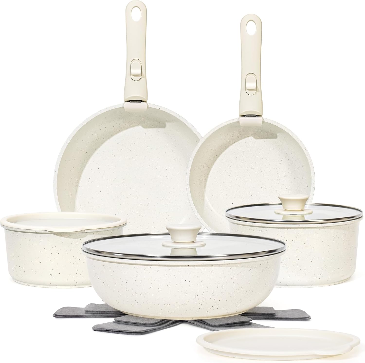 Detalle de SODAY 15-Pc Nonstick Pots Pans Set ⚙