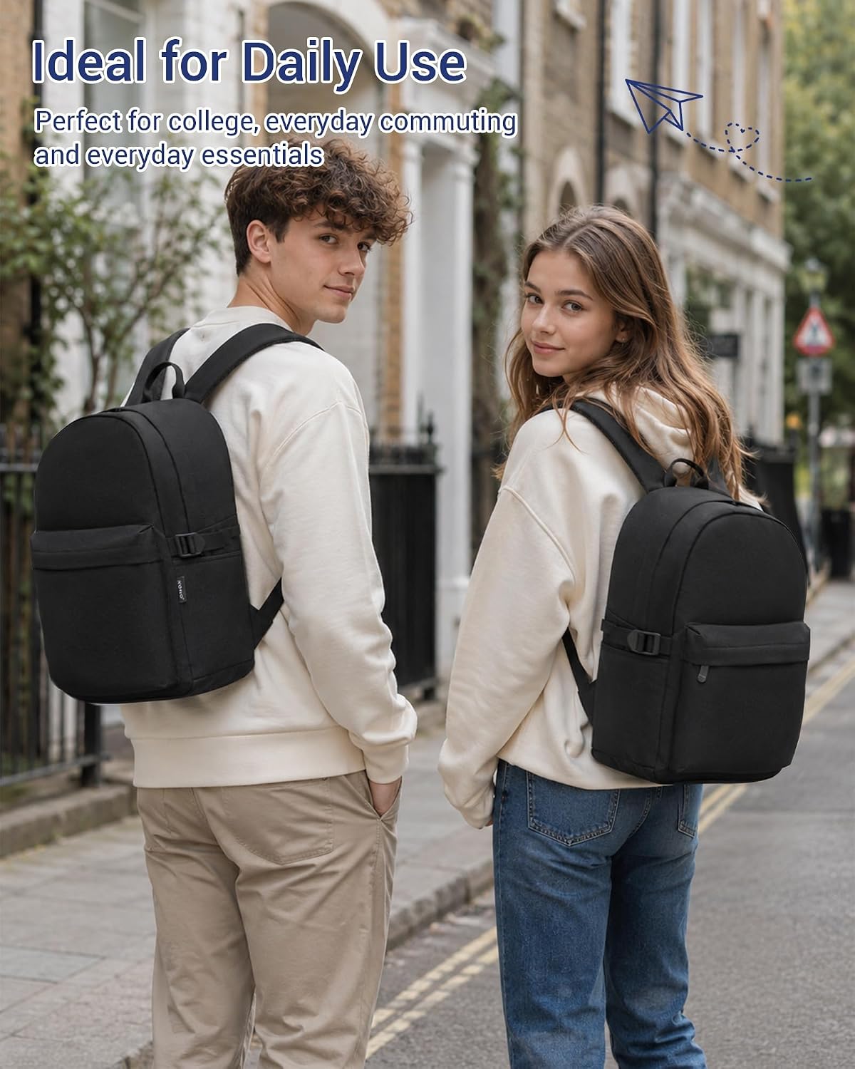 Thumbnail 6 de Kono Backpack School Bag 22L: Lightweight, Versatile Rucksack for Everyday Use