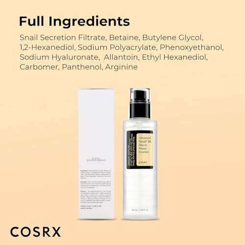 Thumbnail 7 de COSRX Snail Mucin 96% Repairing Serum for Soothing & Hydrating (3.38 oz)