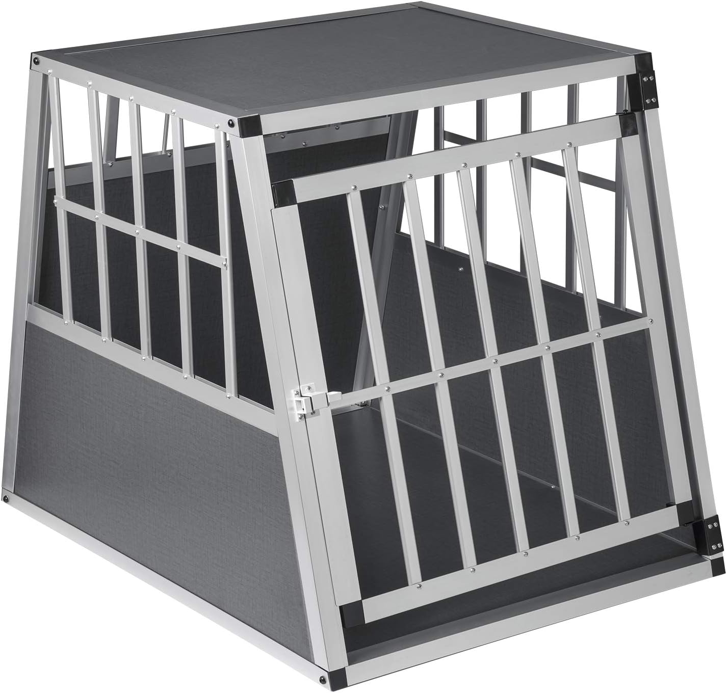 Detalle de EUGAD Hundetransportbox Alu 65x85x71 cm