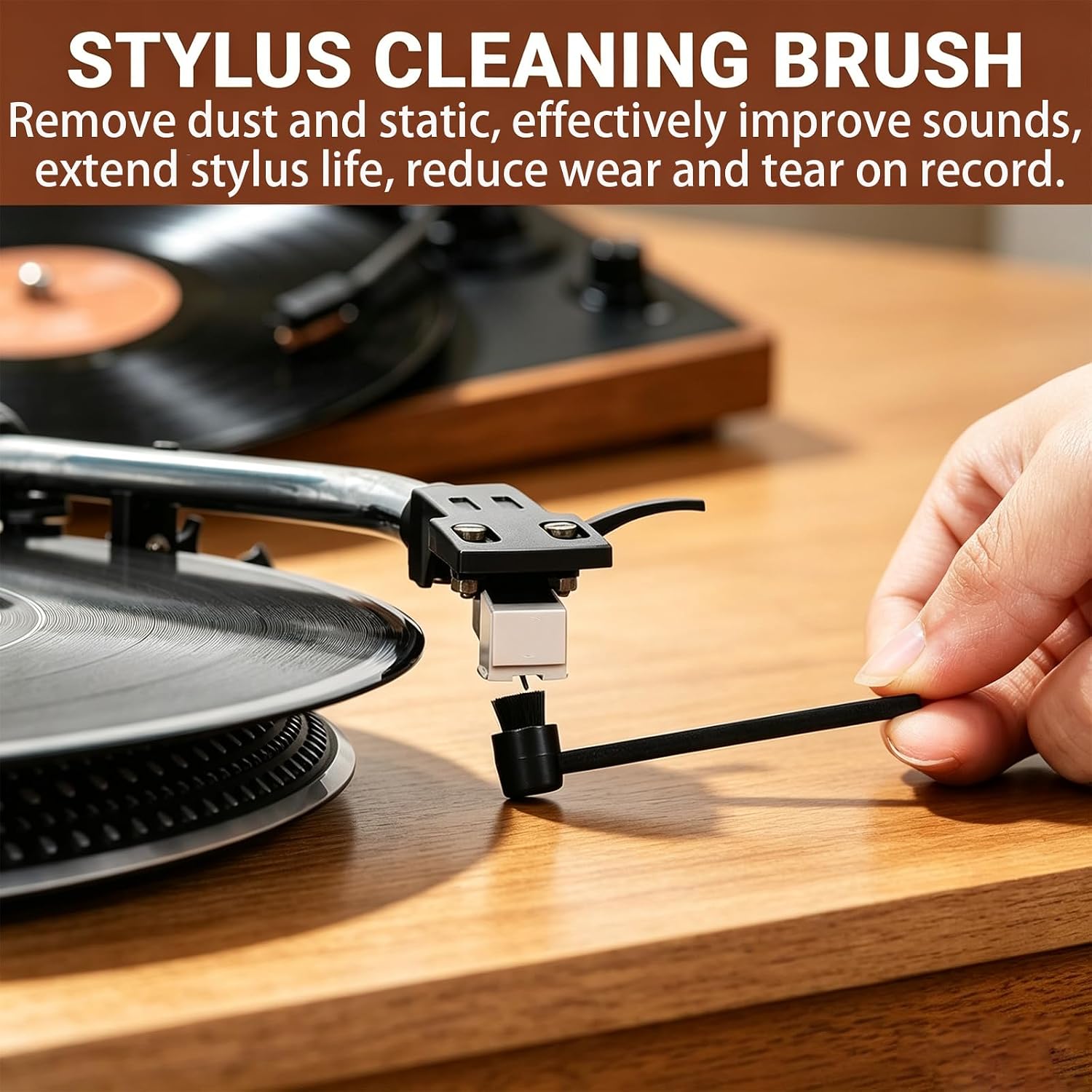 Detalle 1 de 2-in-1 Vinyl Record Cleaning Kit 2-in-1