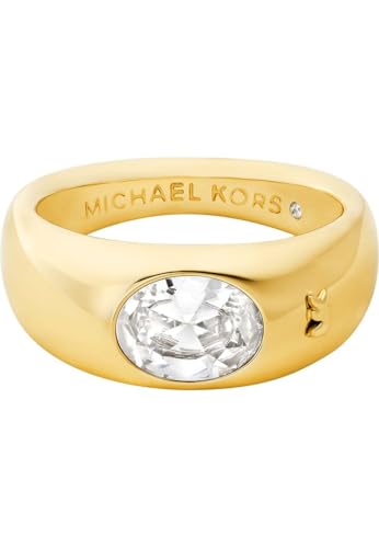 Thumbnail 1 de Michael Kors Bague chevalière pour femme en laiton – Élégance intemporelle