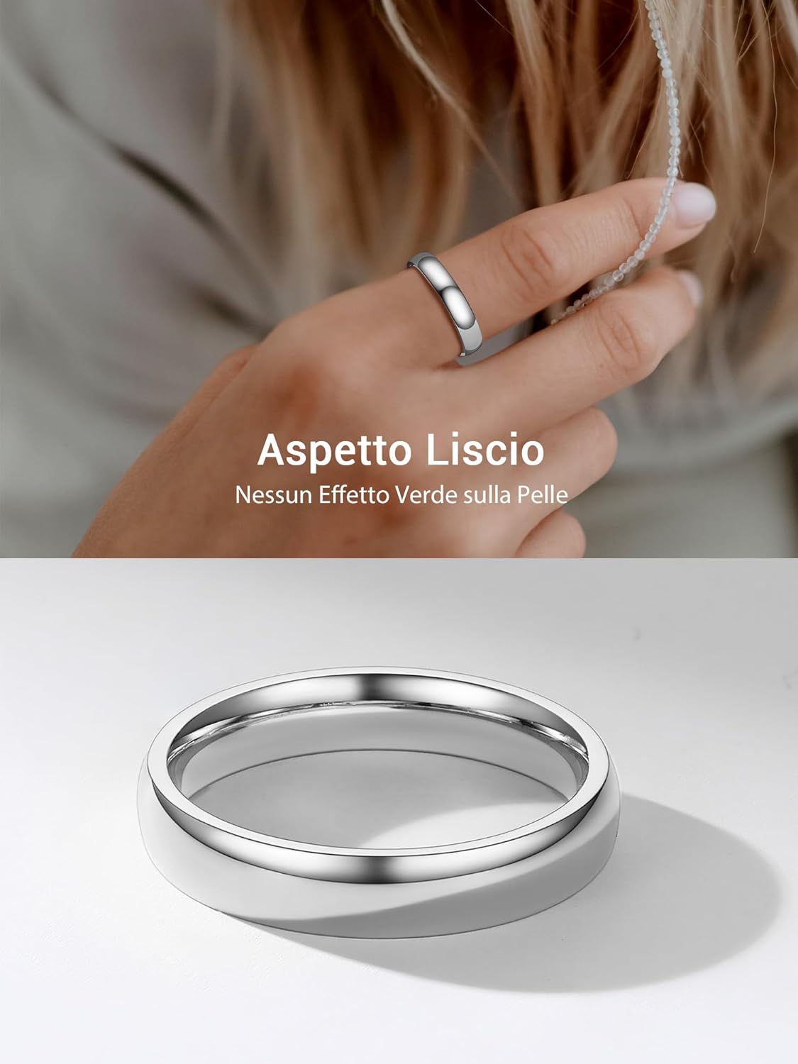 Thumbnail 6 de PROSTEEL Anello Personalizzabile Uomo/Donna con Incisione - Acciaio Inossidabile o Oro 18K Placcato, Confezione Regalo