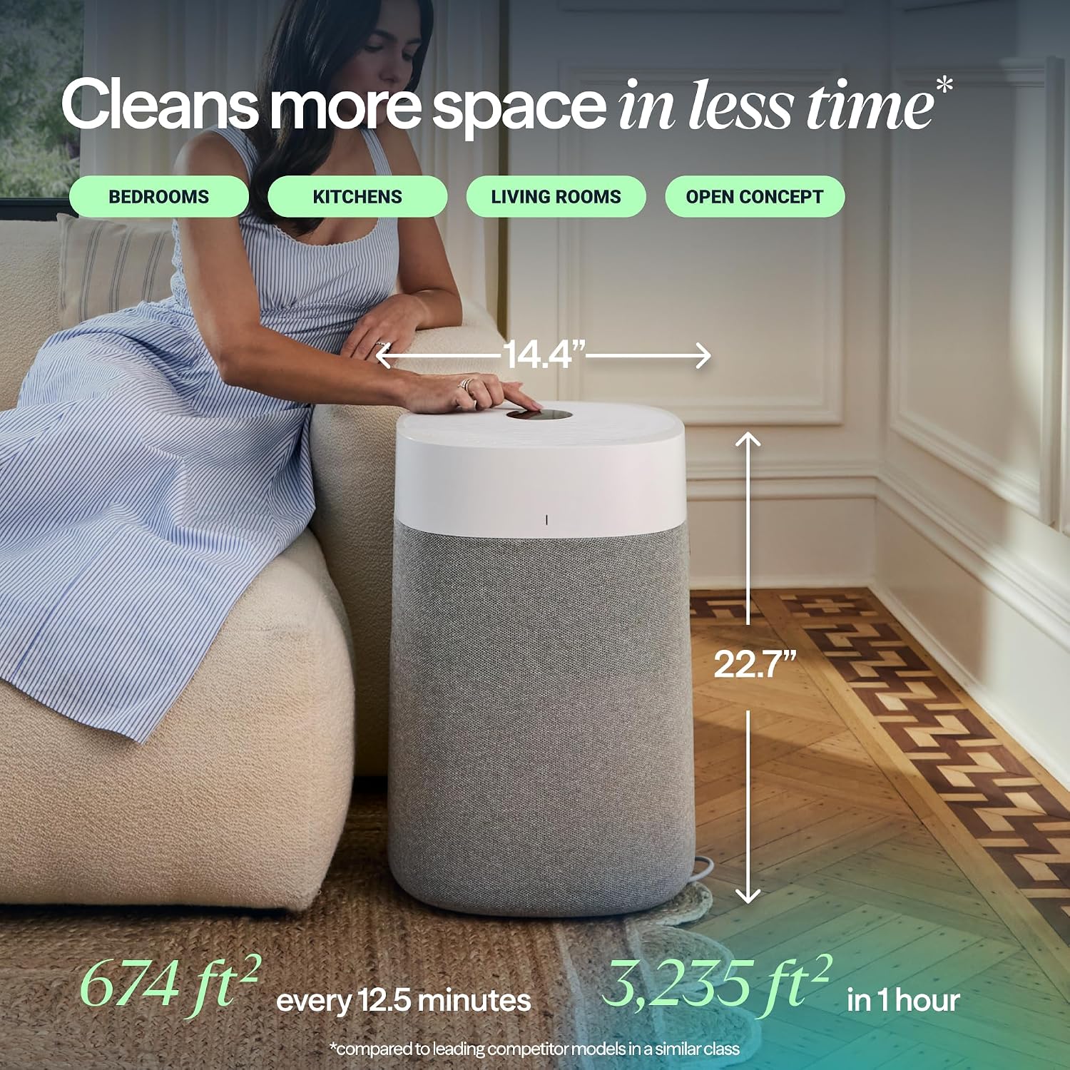 Thumbnail 2 de Blueair Blue Pure 211i Max air purifier 3,048 sqft