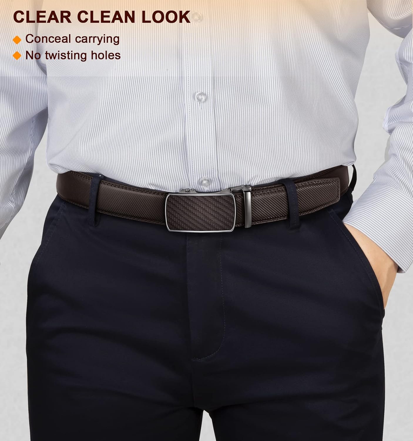 Thumbnail 6 de BULLIANT ceinture automatique homme en cuir, largeur 35 mm (boîte cadeau) — réglage ajustable