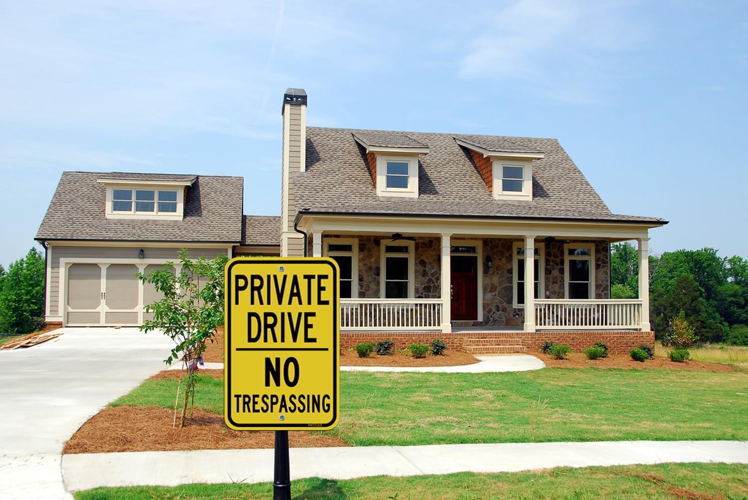 Detalle 2 de PHTTULE Private Drive Sign, 12 x 18 Inches