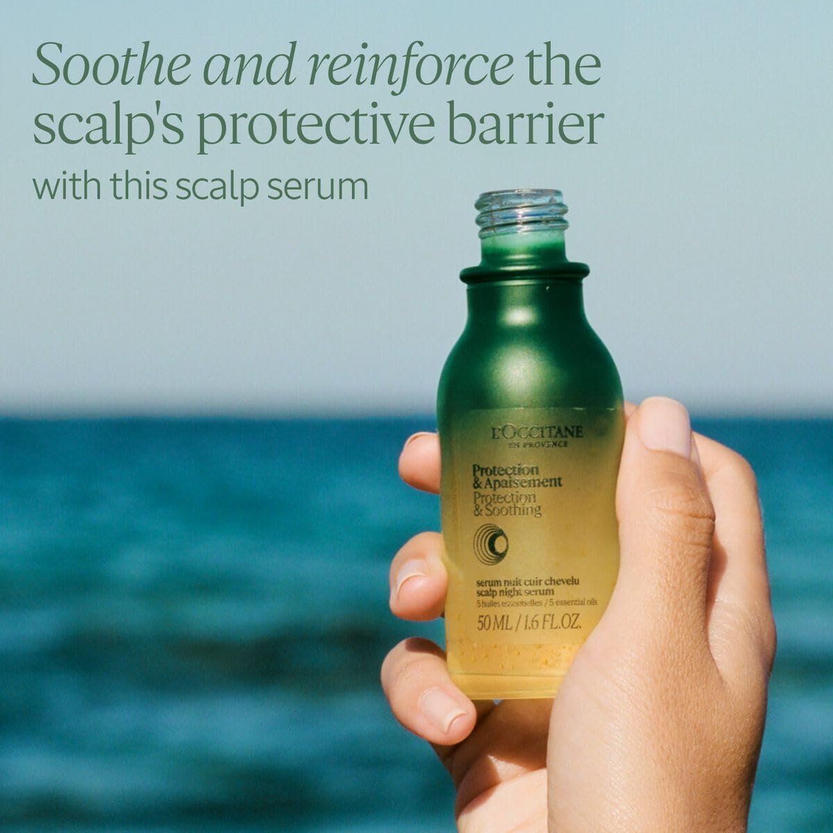 Detalle 2 de L’Occitane Scalp Night Serum 50ml – leave-in overnight scalp treatment with essential oils