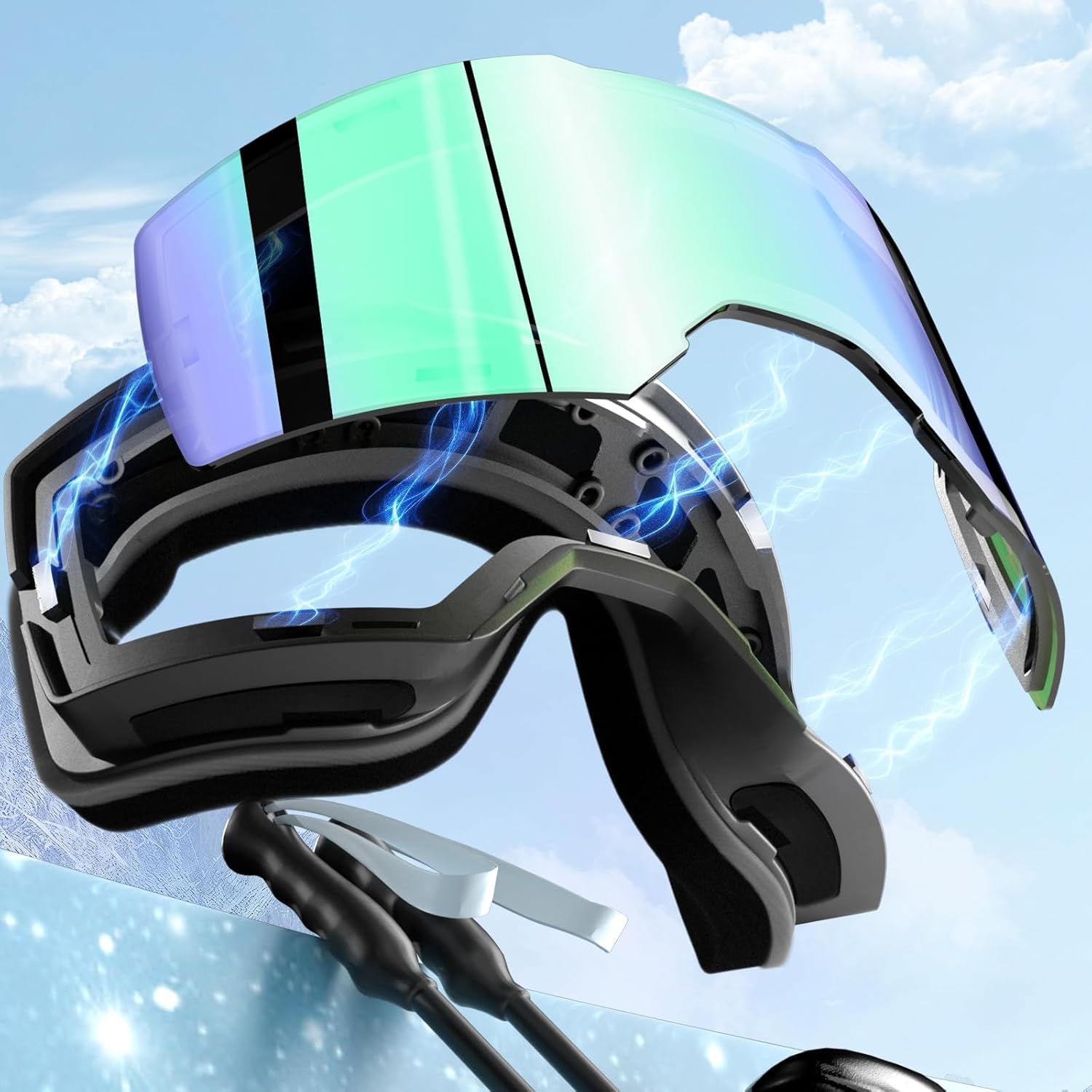 Thumbnail 1 de tekkapoi Skibrille FJ028B OTG Glaswechsel