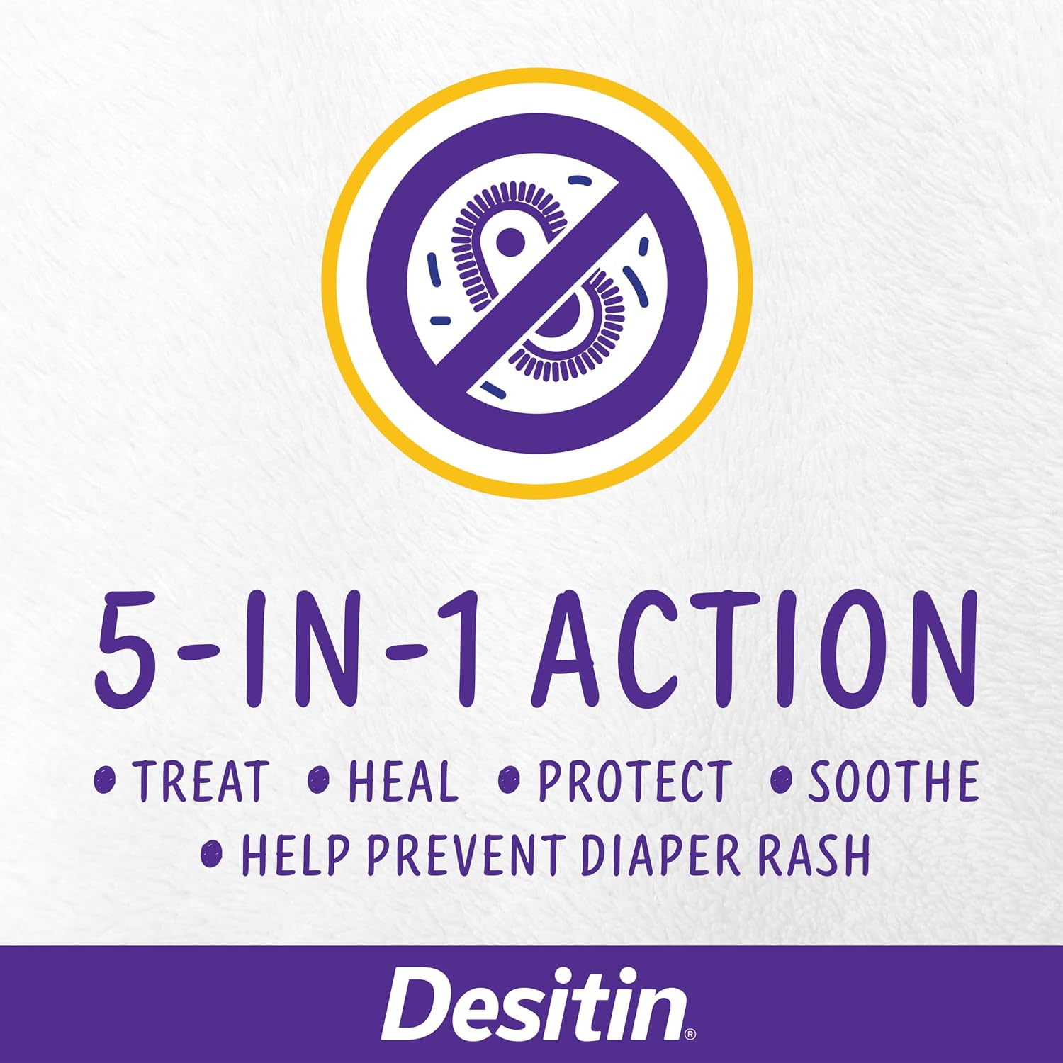 Detalle de Desitin Maximum Strength Diaper Rash Paste with 40% Zinc Oxide, 4.8 oz