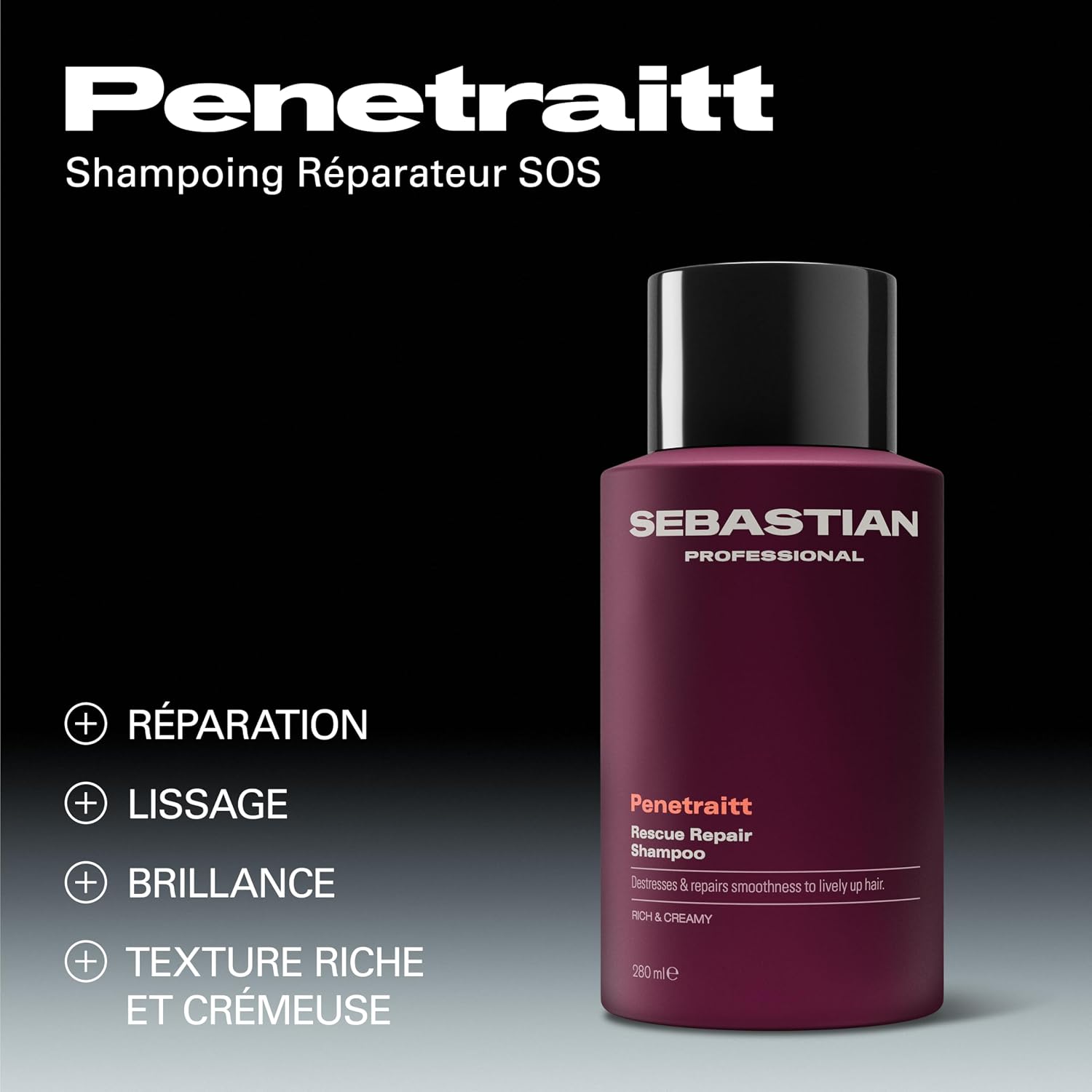 Thumbnail 1 de Sebastian Professional Penetraitt : shampoing réparateur pour cheveux abîmés ou colorés