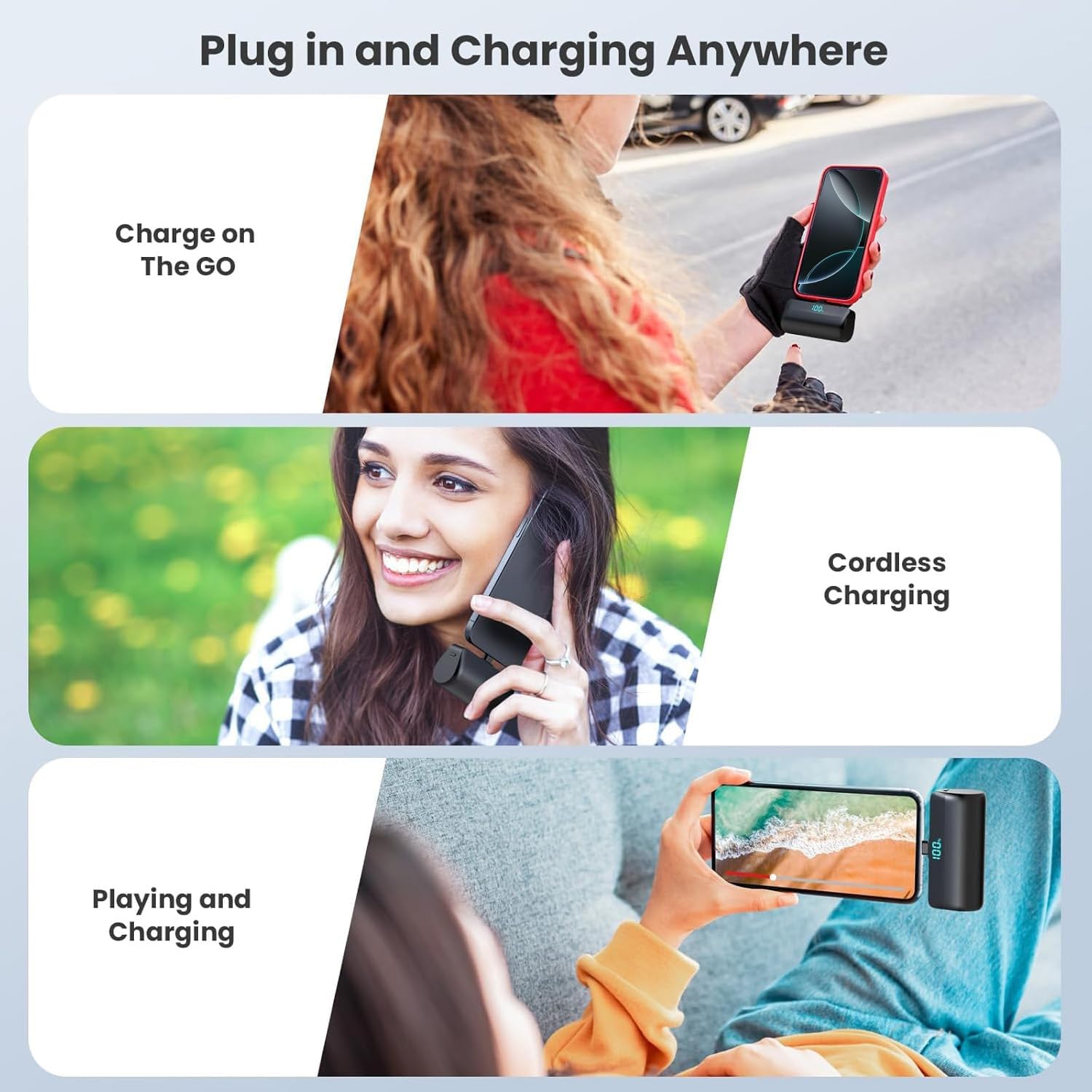 Thumbnail 6 de Mini Power Bank 5200mAh for iPhone 15/16 – 2025 Upgraded USB‑C PD Portable Charger
