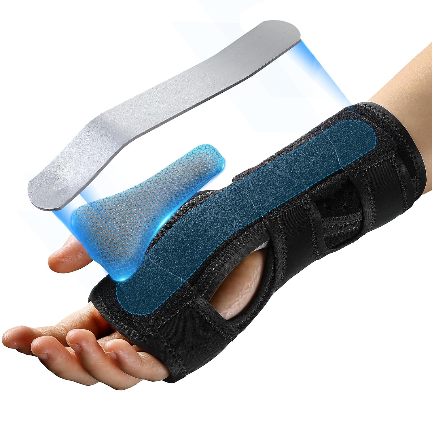 Detalle de AGPTEK Carpal Tunnel Wrist Support M 🩺