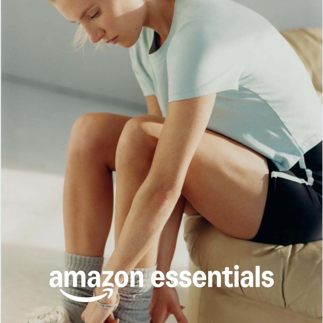 Detalle 2 de Amazon Essentials Women's Active Soft Cotton Crewneck Short Sleeve Yoga Workout Shirt