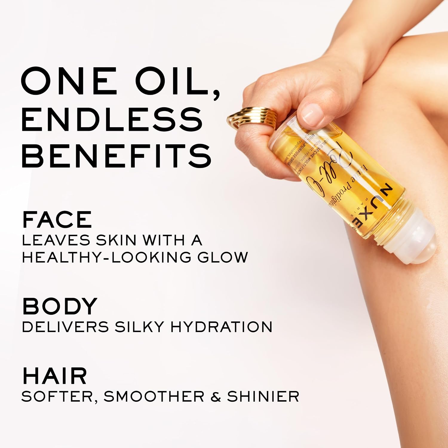 Detalle 2 de NUXE Huile Prodigieuse Multi-Purpose Dry Oil for Face, Body & Hair