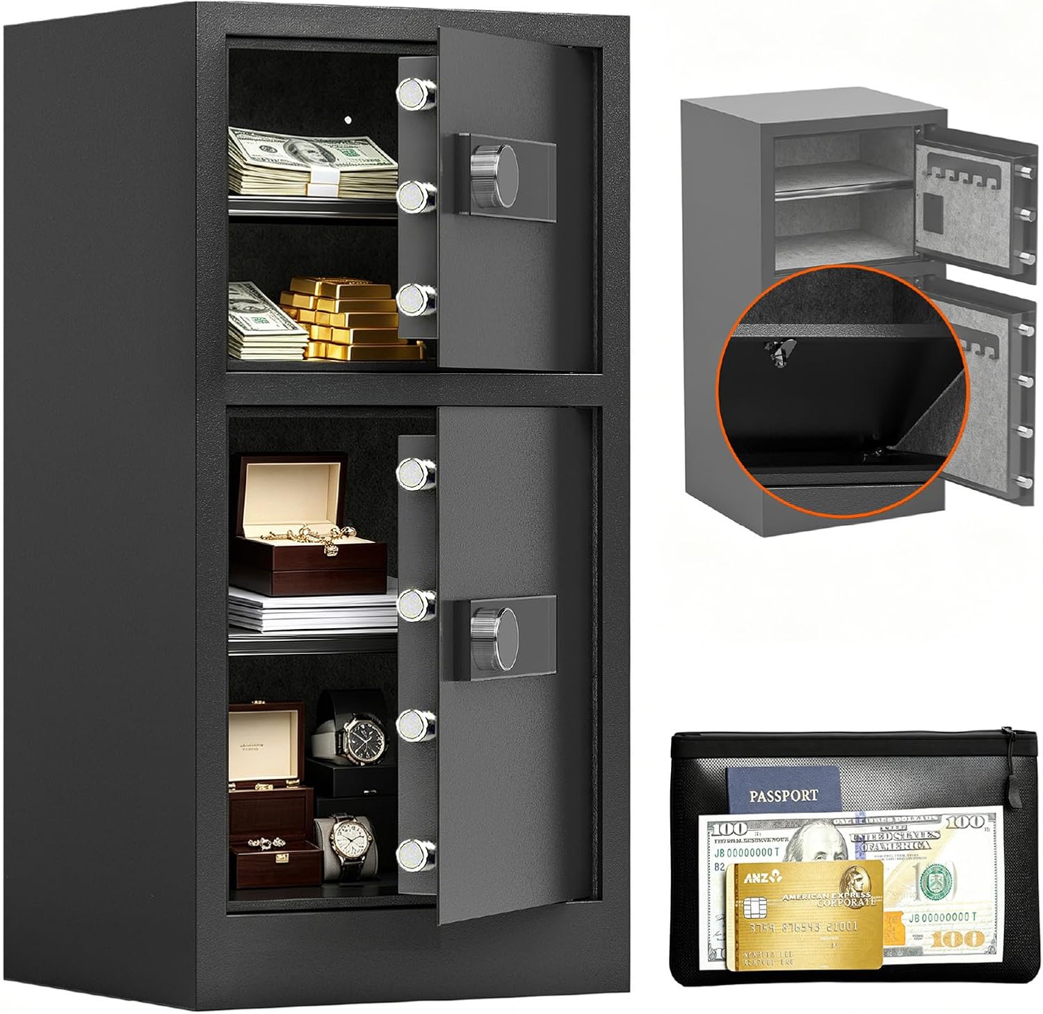 Detalle de Xyvaly Home Safe 8.6 Cu Ft