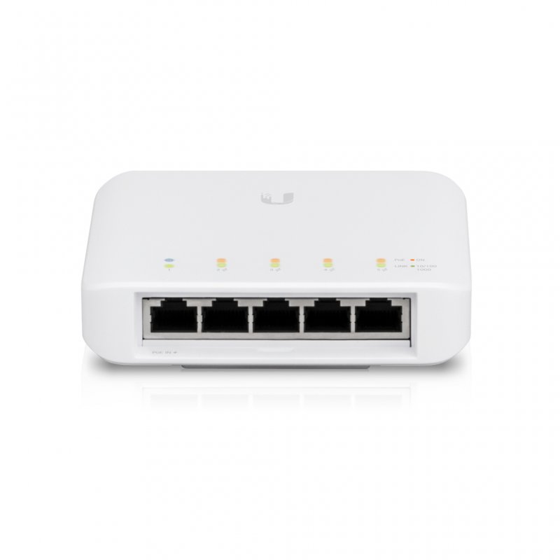 Detalle de Ubiquiti UniFi USW-Flex Switch 5 Puertos Gigabit PoE