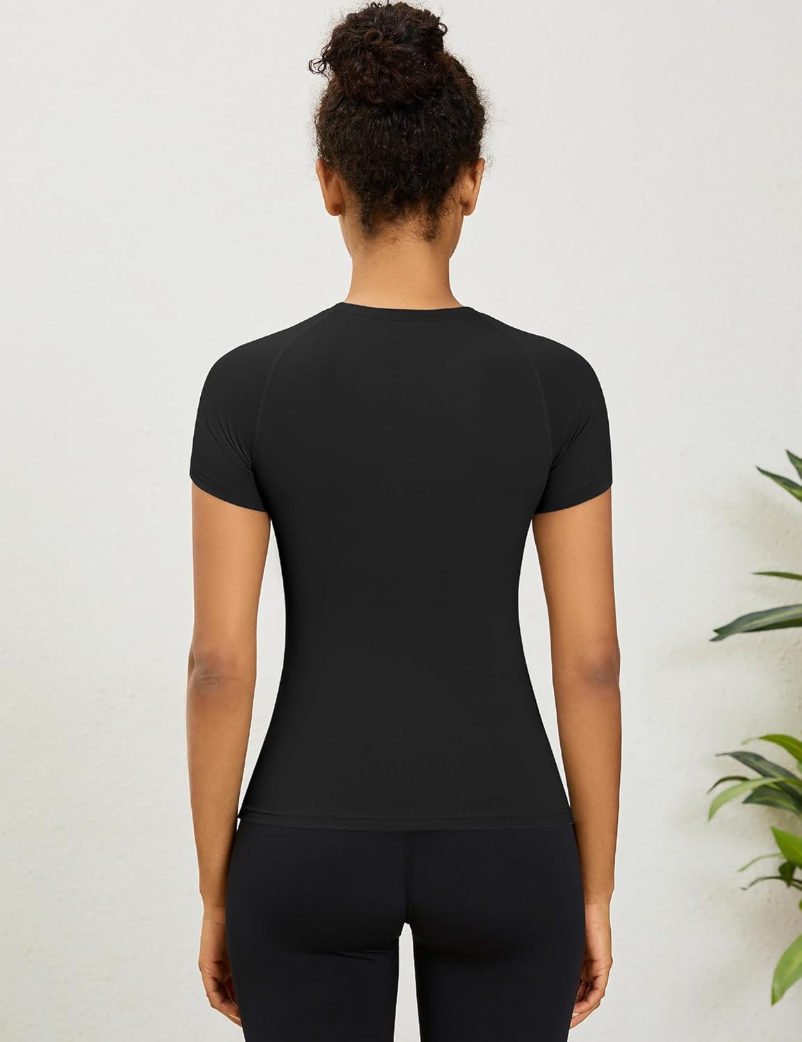 Thumbnail 3 de Rapbin Damen Sport Top Yoga Rundhals