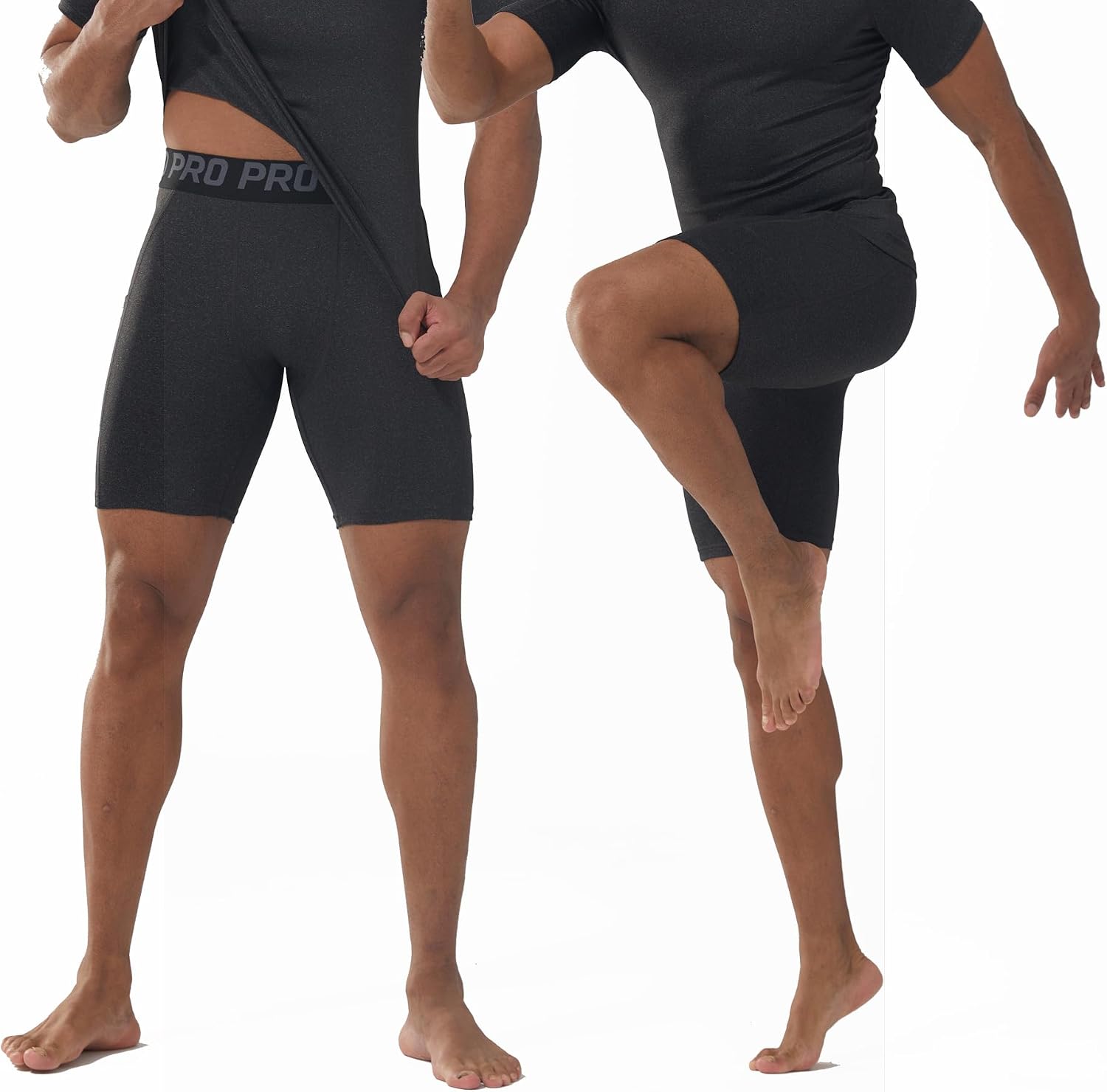Detalle 2 de BEGIANT Compressie Shorts für Herren – schnell trocknende Sport-Unterwäsche mit Kompression