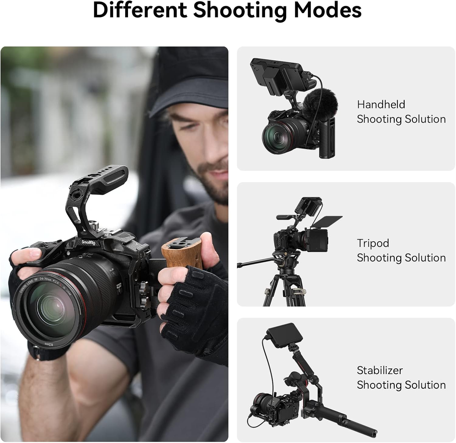 Thumbnail 6 de SmallRig R7 Cage with Built-in Quick Release Plate for Arca Standard - a practical rig for Canon R7