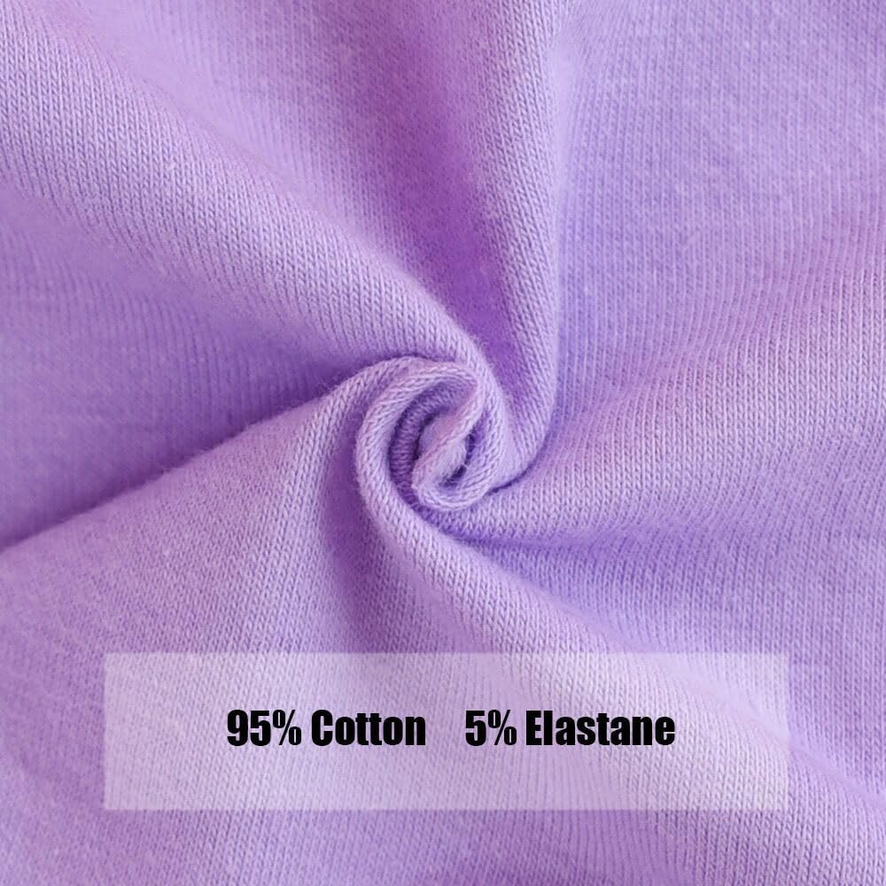 Detalle de FedMois Mädchen Boxershorts Unterhosen Baumwolle 12er Pack – sanft zur Haut, langlebig und genau passend