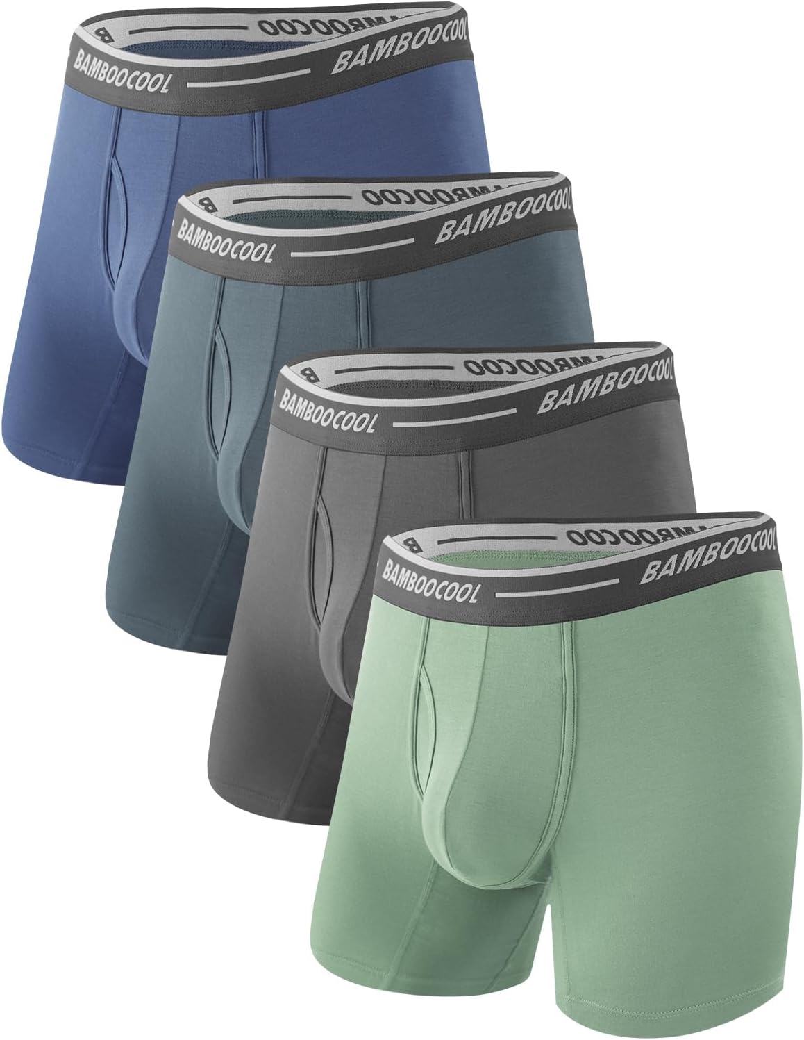 Thumbnail 6 de BAMBOO COOL Men's Underwear Boxer Briefs: Soft, Breathable Comfort in Packs of 4 or 7