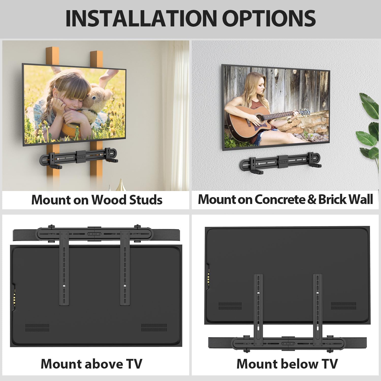 Detalle 2 de USX MOUNT Universal Soundbar Mount 3.46–6.06"
