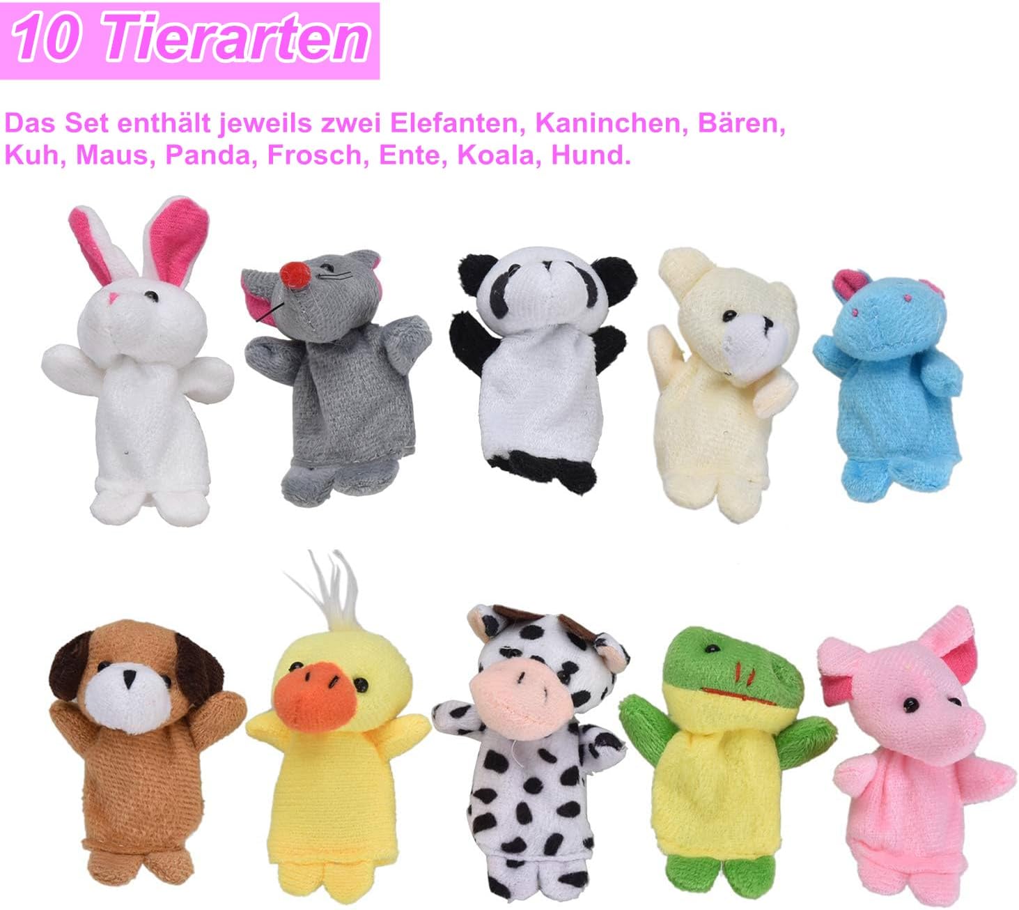 Thumbnail 1 de 20er Fingerpuppen Set für Kinderparty