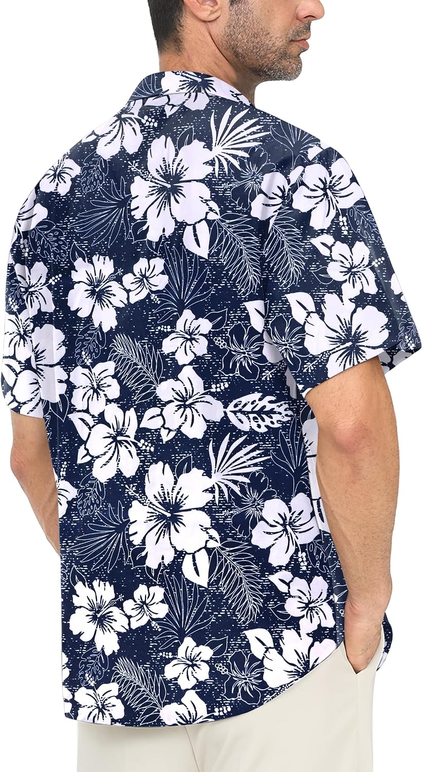 Thumbnail 1 de Chemise hawaïenne Gavliuu pour homme à manches courtes imprimé tropical