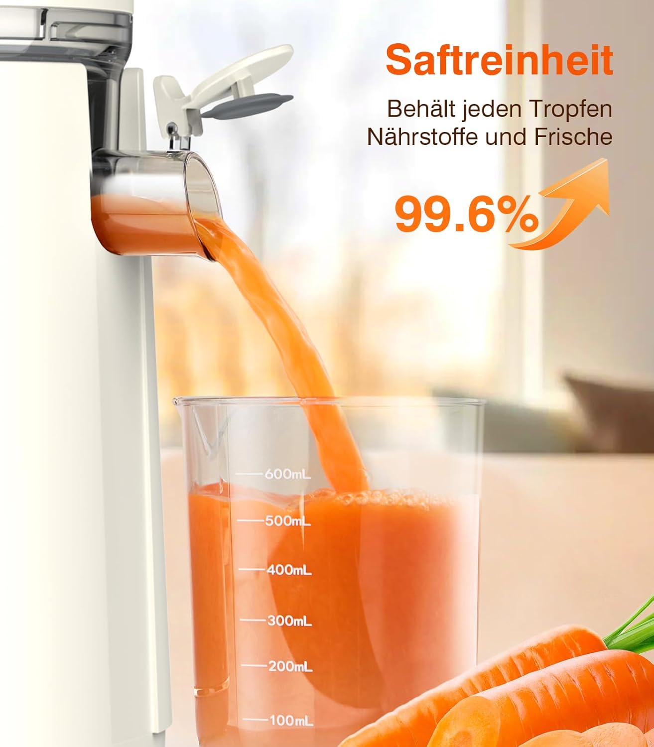 Thumbnail 3 de Zasmira Slow Juicer 120mm Einfüllschacht 1,5 L