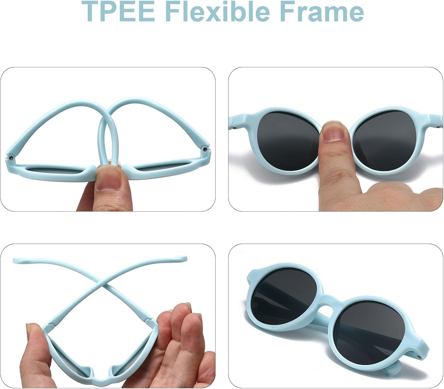 Thumbnail 2 de Musivon occhiali da sole per bambini 0-2,5 anni polarizzati con cinghia regolabile