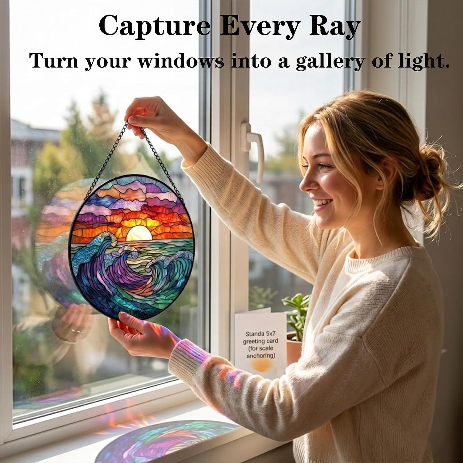 Detalle 1 de Acrylic Suncatcher 9.8-Inch