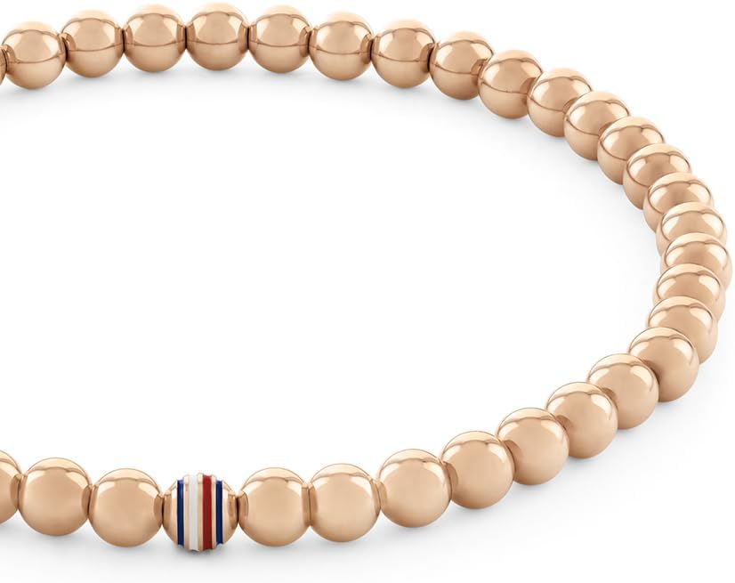 Thumbnail 1 de Tommy Hilfiger Jewelry Armband mit Schmuckperlen für Damen aus Edelstahl (Gelbgold/Nelkengold)