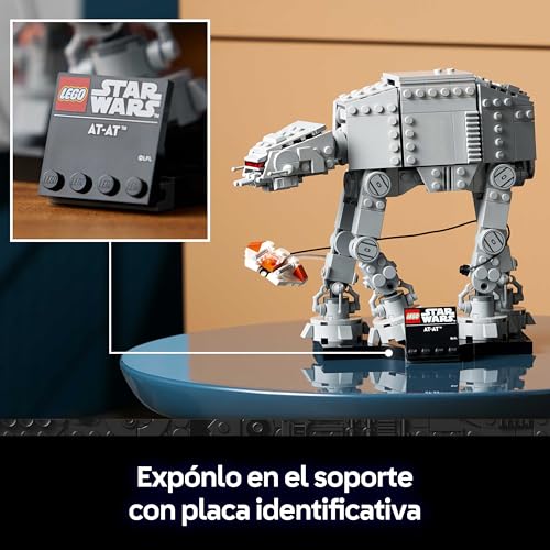 Thumbnail 4 de LEGO Star Wars 75440 AT-AT – Maqueta de exposición para adultos con speeder y placa identificativa