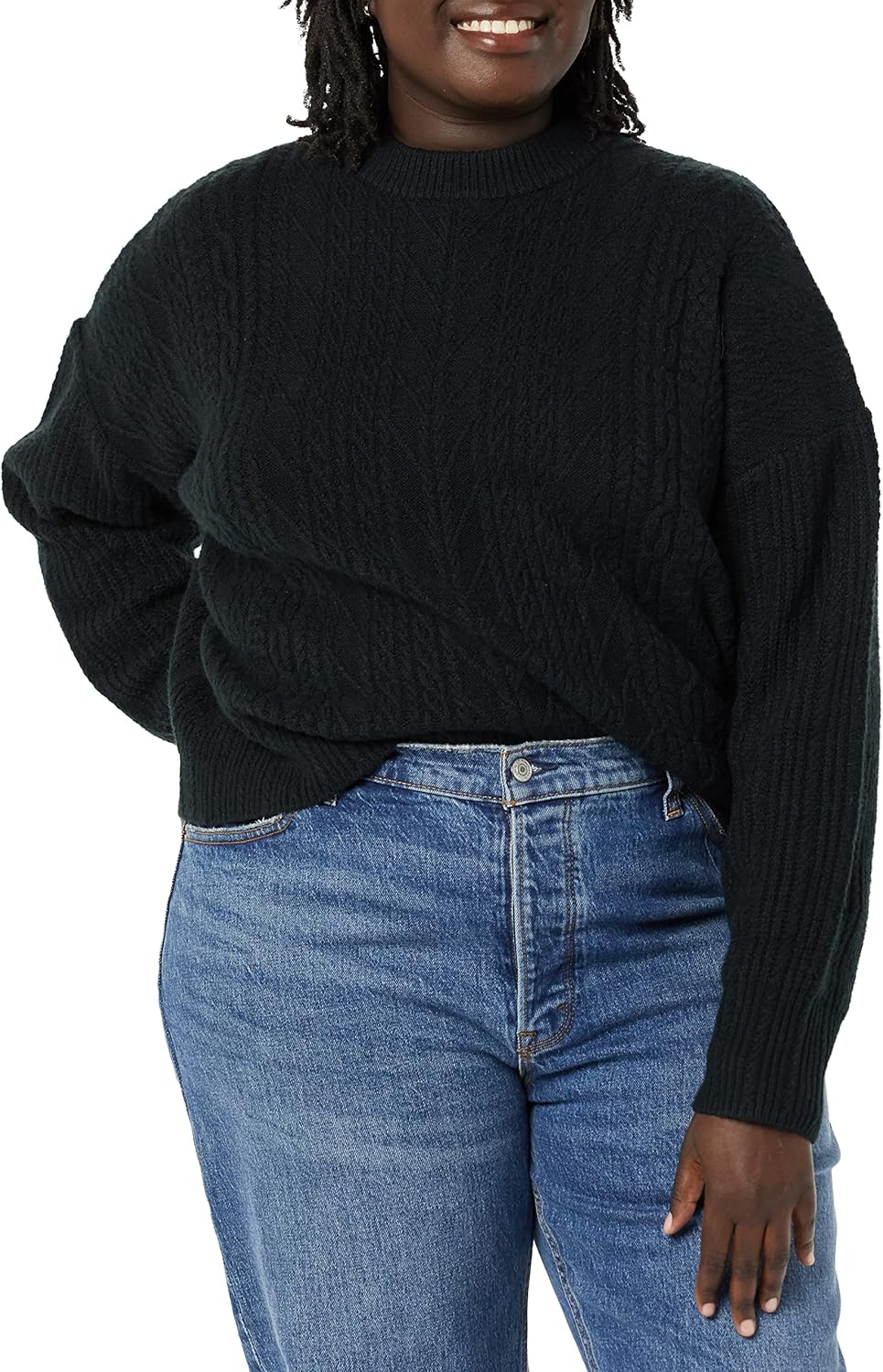 Thumbnail 3 de Amazon Essentials Damen Soft-Touch-Pullover mit Rundhalsausschnitt – locker geschnitten (auch in Übergröße)