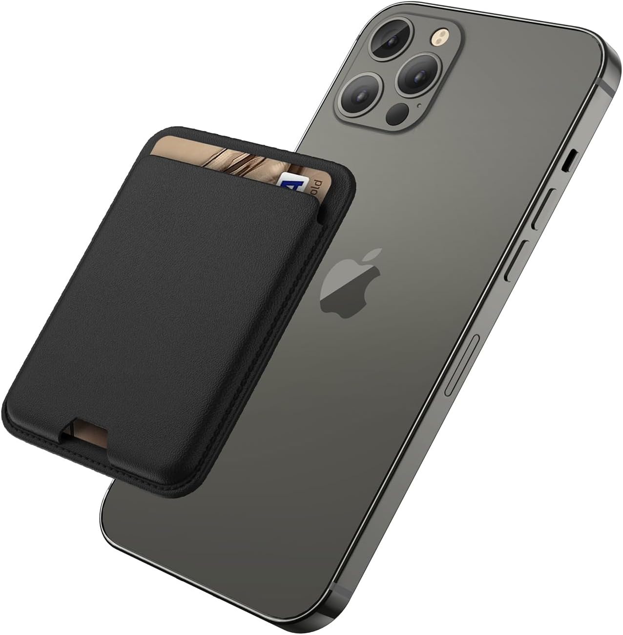 Detalle de iLodn Magnetic Wallet MagSafe Compatible with iPhone Air Plus