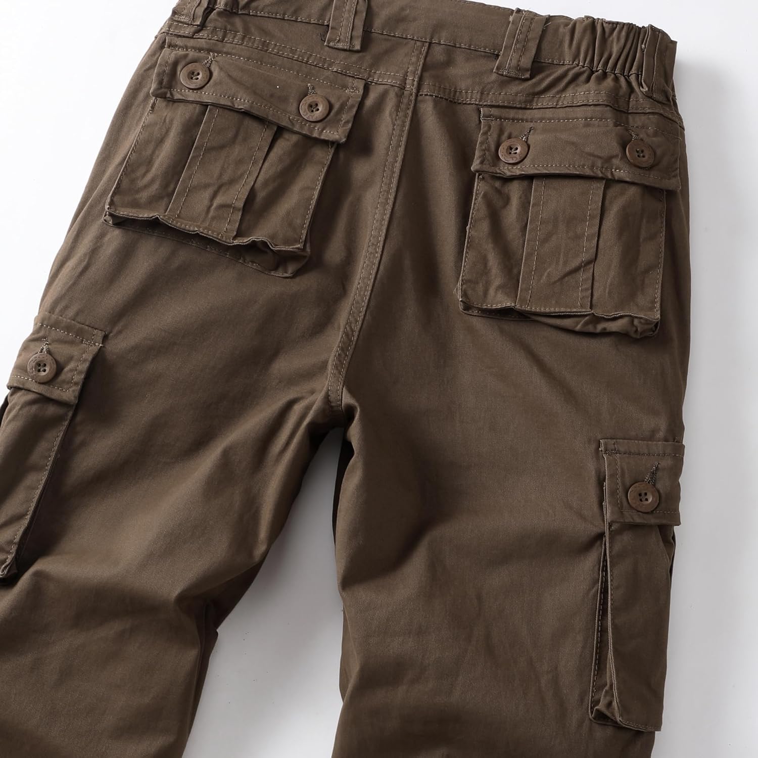 Thumbnail 2 de AKHlKING Women's Cargo Pants: 8-Pocket Camouflage Ripstop Trousers for Outdoor Work