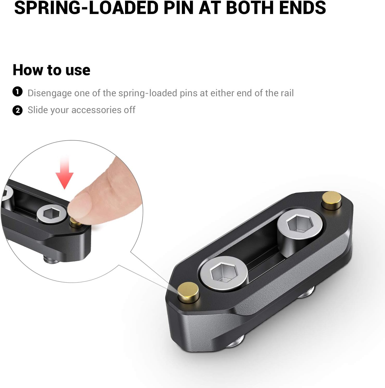 Thumbnail 4 de SMALLRIG NATO Rail 46 mm 1409 con fissaggio rapido per DSLR camera rig
