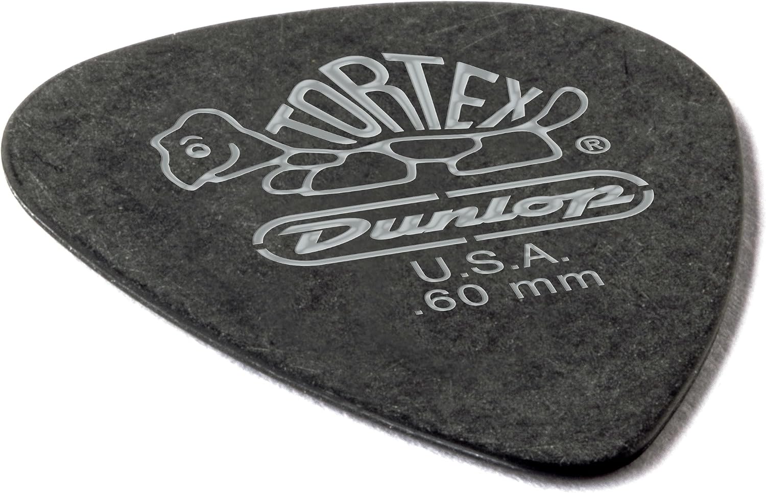 Detalle de Jim Dunlop 488P.60 Pitch Black Standard – kostki Tortex 0,60 mm, 12 szt.