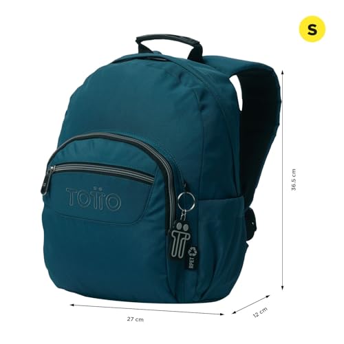 Thumbnail 1 de TOTTO Mochila Escolar Tempera 12 L con Ergo-espaldar y 3 Bolsillos – Moroccan Blue